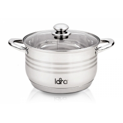 Кастрюля LARA LR02-584 4.9л.